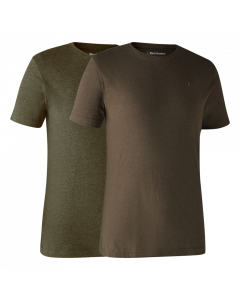 Deerhunter Basic T-Shirt im 2er-Pack